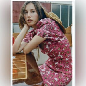 Zara Floral Pink Dress